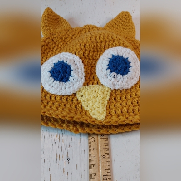 Owl Adult and Child Beanie Handmade Hats - Picture 6 of 16